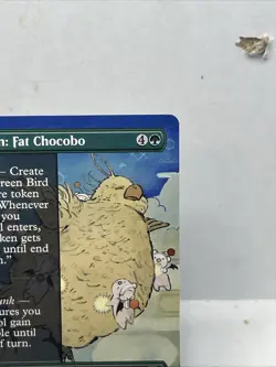 Borderless SUMMON: FAT CHOCOBO mtg NM-M Final Fantasy Common - Image 3