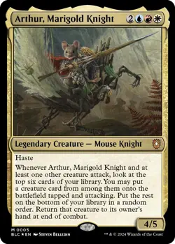 Foil - Arthur, Marigold Knight - 5 / NM / English MTG - Image 1