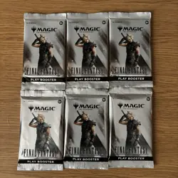 6x MTG Final Fantasy - Play Booster pack Magic The Gathering - Image 1