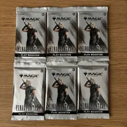 6x MTG Final Fantasy - Play Booster pack Magic The Gathering - Image 2