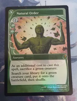 MTG - Natural Order - Future Sight Frame - MB2 - Magic the Gathering FOIL - Image 1