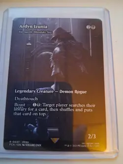 MTG FINAL FANTASY THROUGH THE AGES VARRAGOTH, BLOODSKY SIRE BORDERLESS RARE - Image 1