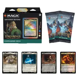 MTG LOTR: Tales of Middle Earth RIDERS OF ROHAN Deluxe Commander Kit Sealed - Image 1