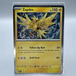 Pokemon - Zapdos SVP 157 - Surging Sparks - Black Star Promo - Cosmos Foil - Image 1
