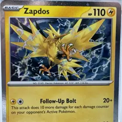 Pokemon - Zapdos SVP 157 - Surging Sparks - Black Star Promo - Cosmos Foil - Image 2