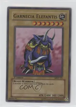 Garnecia Elefantis (SP) Unlimited YuGiOh Metal Raiders #MRD-125 2002 qg3 - Image 1
