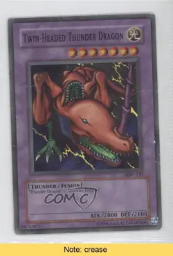Twin-Headed Thunder Dragon (SR) Unlimited YuGiOh Metal Raiders #MRD-120 READ 0l2 - Image 1