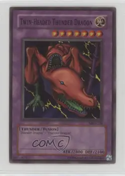 Twin-Headed Thunder Dragon (SR) Unlimited YuGiOh Metal Raiders #MRD-120 0u5r - Image 1