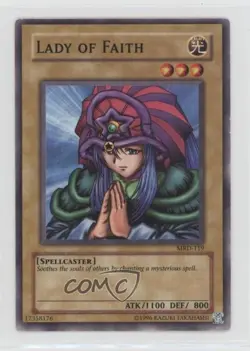 Lady of Faith Unlimited YuGiOh Metal Raiders #MRD-119 2002 3c7 - Image 1