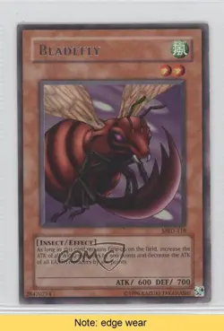 Bladefly (R) Unlimited YuGiOh Metal aiders #MRD-118 2002 READ 0e3 - Image 1