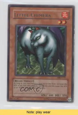 Little Chimera (R) Unlimited YuGiOh Metal aiders #MRD-117 2002 READ 0j6 - Image 1