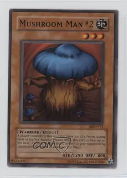 Mushroom Man #2 Unlimited YuGiOh Metal Raiders #MRD-114 2002 05k6 - Image 1
