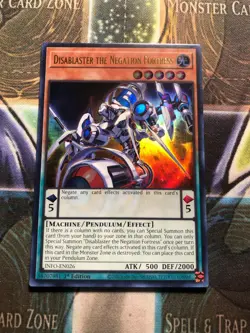 *** DISABLASTER THE NEGATION FORTRESS *** ULTRA RARE INFO-EN026 YUGIOH! - Image 1