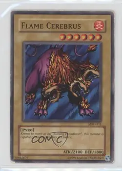 Flame Cerebrus Unlimited YuGiOh Metal Raiders #MRD-111 2002 n3t - Image 1