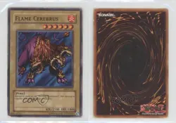 Flame Cerebrus Unlimited YuGiOh Metal Raiders #MRD-111 2002 n3t - Image 3