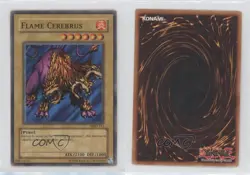 Flame Cerebrus Unlimited YuGiOh Metal Raiders #MRD-111 2002 0bt4 - Image 3