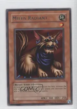 Milus Radiant (R) Unlimited YuGiOh Metal aiders #MRD-110 2002 1l2 - Image 1