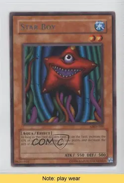 Star Boy (R) Unlimited YuGiOh Metal aiders #MRD-109 2002 READ 0j6 - Image 1