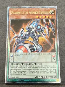 DISABLASTER THE NEGATION FORTRESS QUARTER CENTURY SECRET RARE INFO-EN026 YUGIOH! - Image 1
