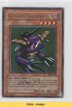 Cannon Soldier (R) Unlimited YuGiOh Metal aiders #MRD-106 2002 READ 1i7 - Image 1