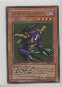 Cannon Soldier (R) Unlimited YuGiOh Metal aiders #MRD-106 2002 12hh - Image 1