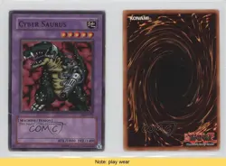 Cyber Saurus Unlimited YuGiOh Metal Raiders #MRD-105 2002 READ 2u3 - Image 3