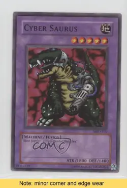 Cyber Saurus Unlimited YuGiOh Metal Raiders #MRD-105 2002 READ to3 - Image 1