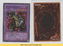 Cyber Saurus Unlimited YuGiOh Metal Raiders #MRD-105 2002 READ to3 - Image 3