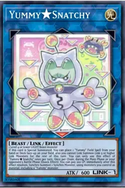 YuGiOh - Yummy☆Snatchy - JUSH-EN022 - Ultra - 1st NM *Pre-Sale Ships Jul 30th - Image 1