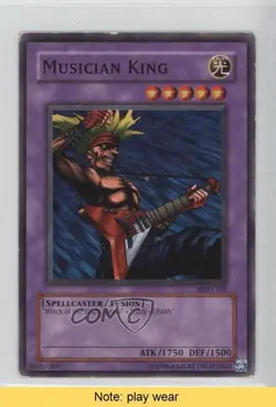 Musician King Unlimited YuGiOh Metal Raiders #MRD-103 2002 READ 2u3 - Image 1