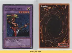 Musician King Unlimited YuGiOh Metal Raiders #MRD-103 2002 READ 2u3 - Image 3