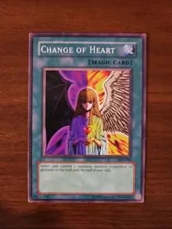 YuGiOh Starter Deck: Joey - SDJ-030 CHANGE OF HEART, Regular Common - Image 1