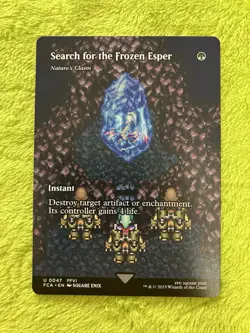 MTG: Final Fantasy - Search for the Frozen Esper 0047 Borderless Showcase NM/M - Image 1