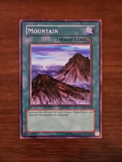 YuGiOh Starter Deck: Joey - SDJ-037 MOUNTAIN, Regular Common - Image 1