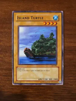 YuGiOh Starter Deck: Joey - SDJ-005 ISLAND TURTLE, Regular Common - Image 1