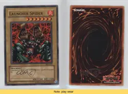 Launcher Spider Unlimited YuGiOh Metal Raiders #MRD-095 2002 READ 2u3 - Image 3