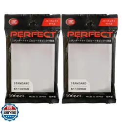 KMC 100 Pochettes Card Barrier Perfect Size Soft Sleeves 2 Pack Value Set ! - Image 1
