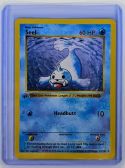 Pokemon Card Seel Shadowless Base Set 1st Edition Uncommon 41/102 - Image 1