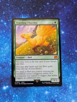 MTG Traveling Chocobo 0210 Regular Mythic FIN Final Fantasy NM - Image 1