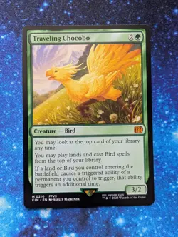 MTG Traveling Chocobo 0210 Regular Mythic FIN Final Fantasy NM - Image 1
