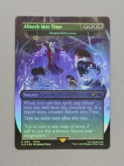 MTG x FINAL FANTASY SECRET LAIR - ABSORB INTO TIME #1859 RAINBOW FOIL - Image 1