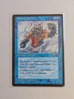 Viscerid Armor (Art A) - Alliances - LP - MTG Magic - Common - Enchant Creature - Image 1