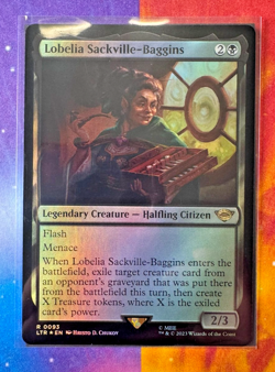 Lobelia Sackville-Baggins MTG LotR Rare Legendary Creature Universes Beyond - Image 1