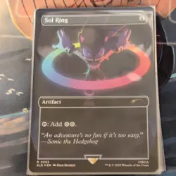 IN HAND Sol Ring ✨FOIL✨ Secret Lair x Sonic - NM Magic MTG - Image 1