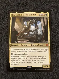 Magic The Gathering MTG - Korvold, Gleeful Glutton - WOE - Image 1