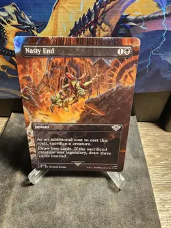 Nasty End (Borderless) - 0416 - MTG The Lord of the Rings - Common Regular - Image 1