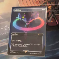 IN HAND - Sol Ring ✨NON-FOIL✨ Secret Lair x Sonic - NM Magic MTG - Image 1