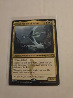 MTG Teval, Arbiter of Virtue, NM-Mint, English Tarkir: Dragonstorm - Image 1