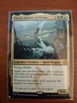 MTG Teval, Arbiter of Virtue, NM-Mint, English Tarkir: Dragonstorm - Image 1