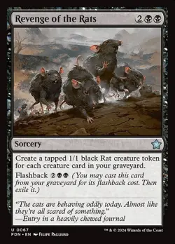 Revenge of the Rats FDN 67 Uncommon MTG - Image 1